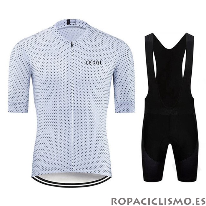 2020 Maillot Le Col Tirantes Mangas Cortas Blanco